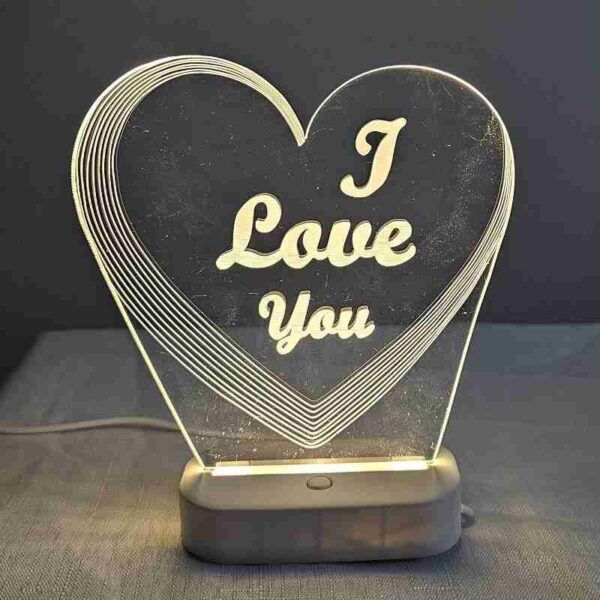 i love you lamp